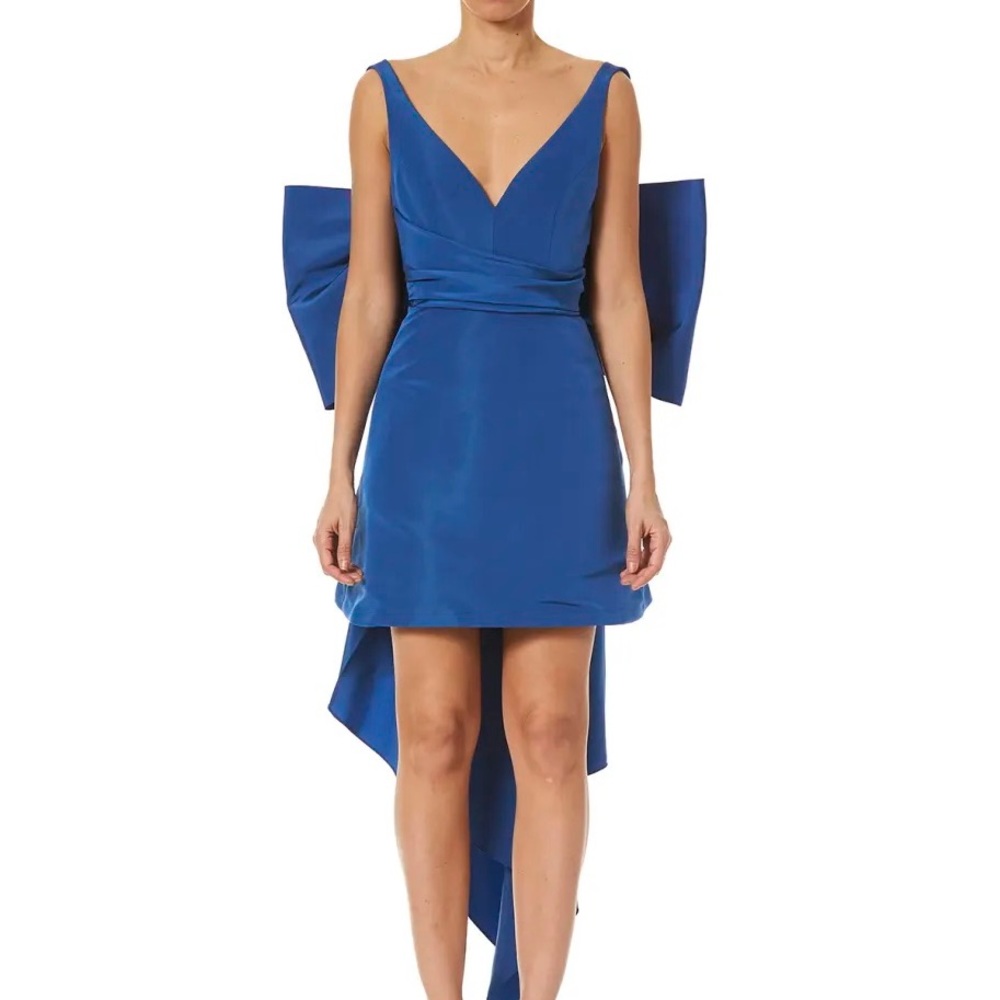 Carolina Herrera Carolina Herrera V-Neck Silk Mini Dress size 4 nwt authentic